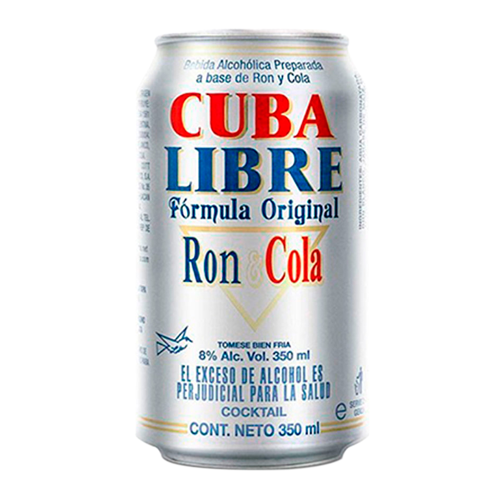 Cuba Libre Original Drink Ron con Cola Lata 355ml